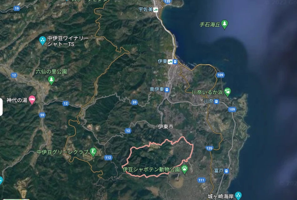 静岡県 伊東市｜【接道あり！】伊東 十足の山林 550坪 を20万円で 