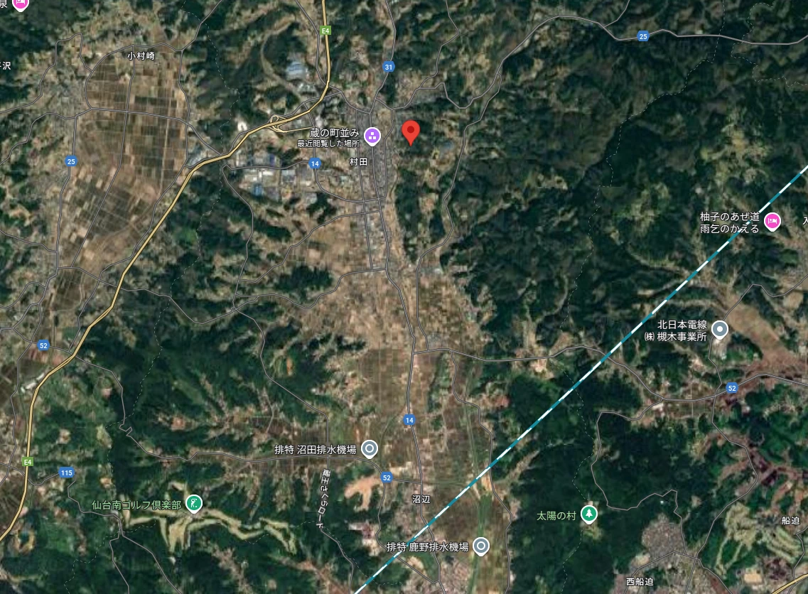 宮城県 柴田郡村田町｜【山林あげます】宮城県柴田郡 北ノ内 仙台空港